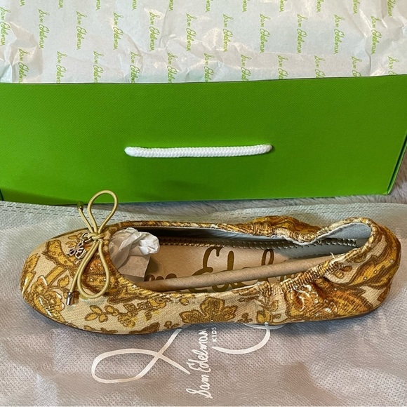 NEW Sam Edelman Felicia Print Flats Child Size 1 - Picture 3 of 3